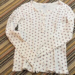 Floral Long Sleeve Kids Top